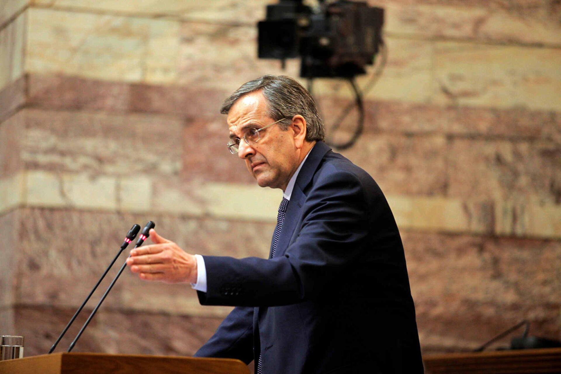 Σκληρή επίθεση Σαμαρά στο ΣΥΡΙΖΑ: «Η Νέμεσις δεν θα αργήσει…»