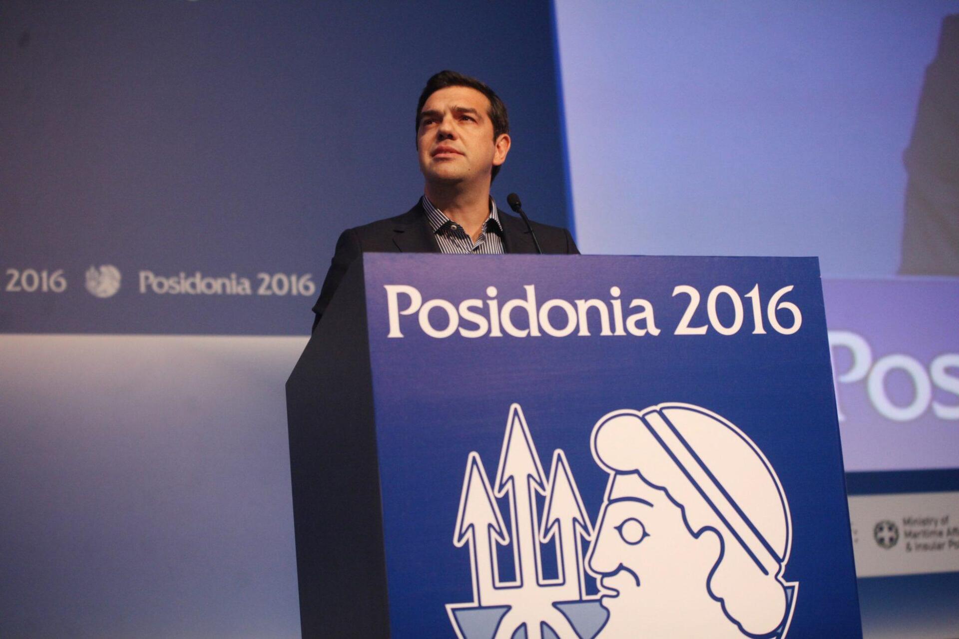 Τσίπρας: Σημαντική η συνεισφορά της ναυτιλίας στην ελληνική οικονομία