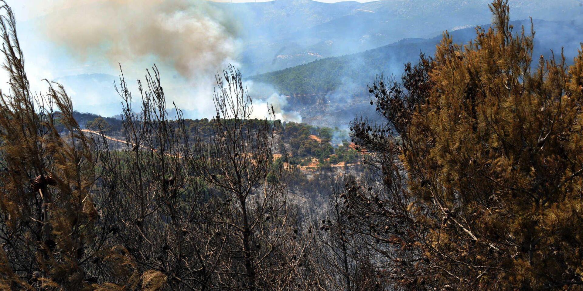 Για τέταρτη μέρα καίγονται τα Δερβενοχώρια – Δύο τα μέτωπα αυτή τη στιγμή