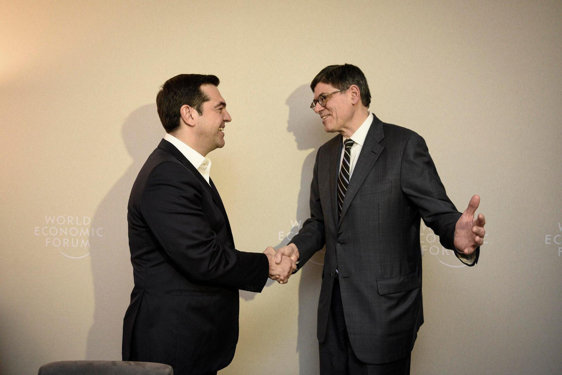 Στην Αθήνα ο Τζακ Λιου – Συνάντηση με Τσίπρα και Τσακαλώτο για τις μεταρρυθμίσεις