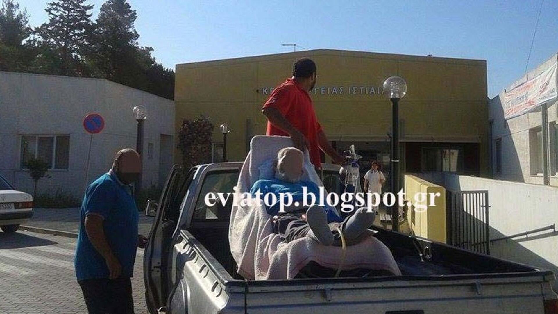 Απίστευτο! Μετέφεραν ασθενή σε καρότσα αγροτικού στην Εύβοια