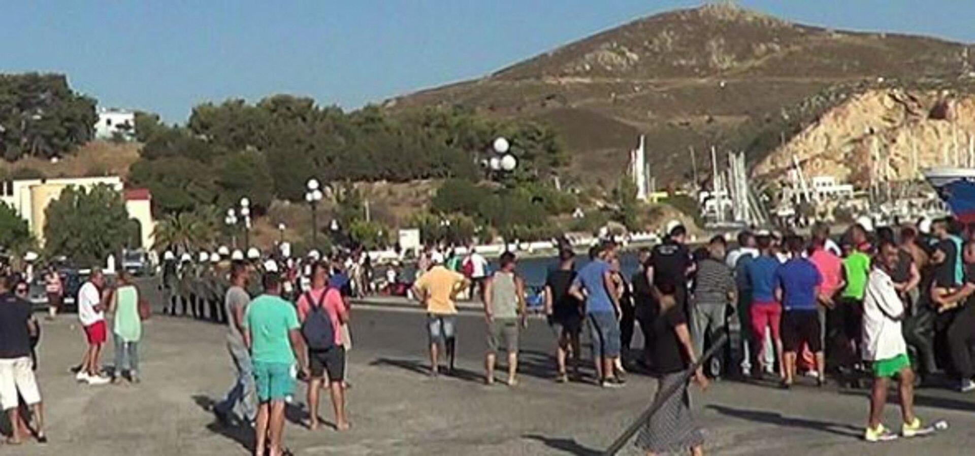 Νέα επεισόδια με μετανάστες στη Λέρο [βίντεο]