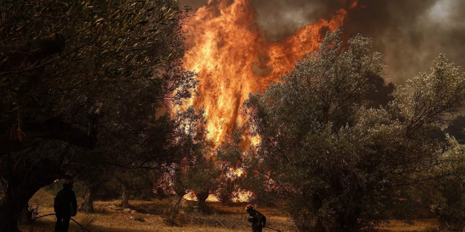 Πύρινη «κόλαση» στη βόρεια Εύβοια – Εκκενώνονται οικισμοί