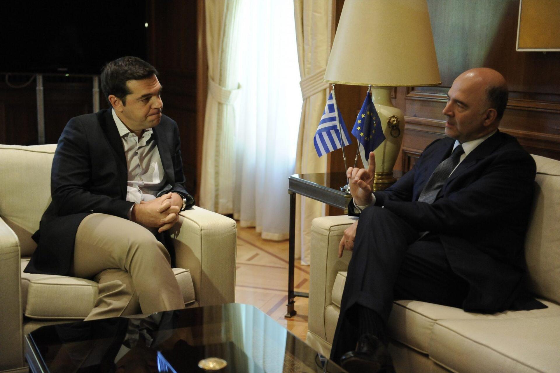 Στην Αθήνα ο Πιέρ Μοσκοβισί -Τετ α τετ με Τσίπρα και Τσακαλώτο 