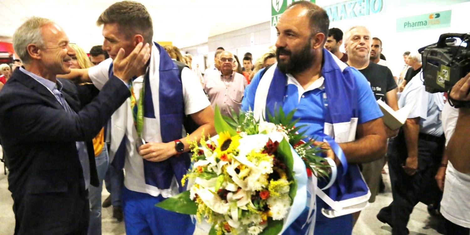 Θερμή υποδοχή στον ασημένιο Ολυμπιονίκη του Ρίο, Σπύρο Γιαννιώτη