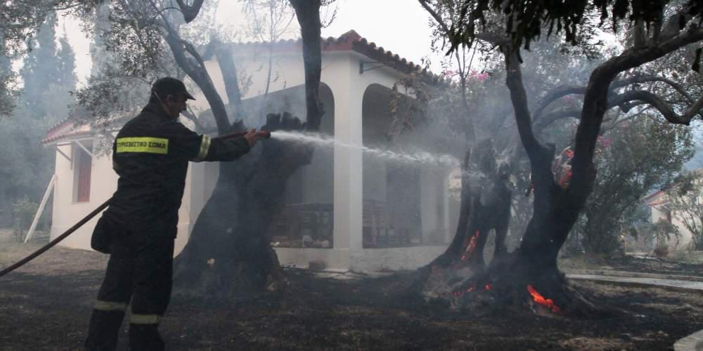 Yπό έλεγχο η πυρκαγιά στη Βόρεια Εύβοια