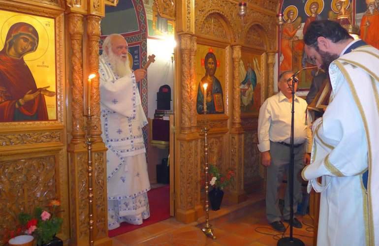 Στη Μονή Αγίων Θεοδώρων ο Ιερώνυμος για τη Θεομητορική εορτή