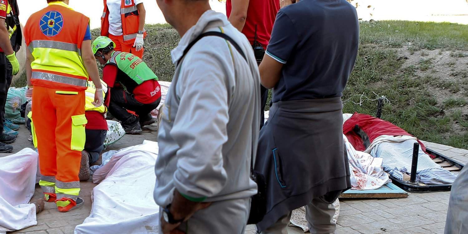 Σπαραγμός για τους νεκρούς, αγωνία για τους αγνοούμενους στην Ιταλία