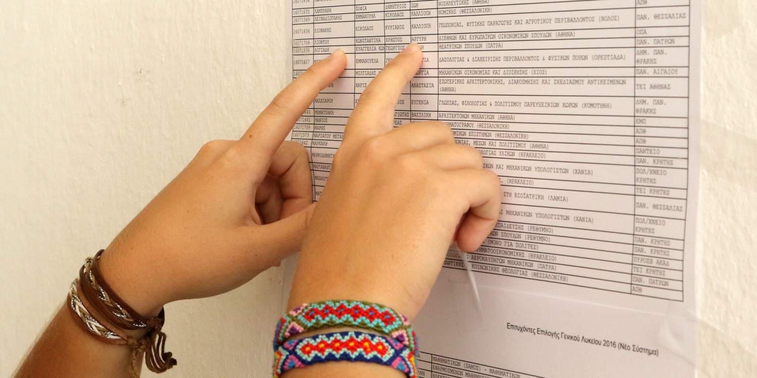 Βάσεις 2022: Τα αποτελέσματα υποψηφίων με σοβαρές παθήσεις