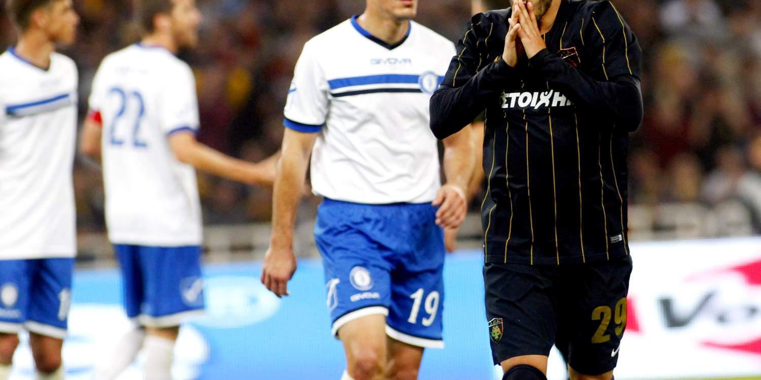Στραβοπάτησε και η ΑΕΚ, 0-0 με τον Ηρακλή
