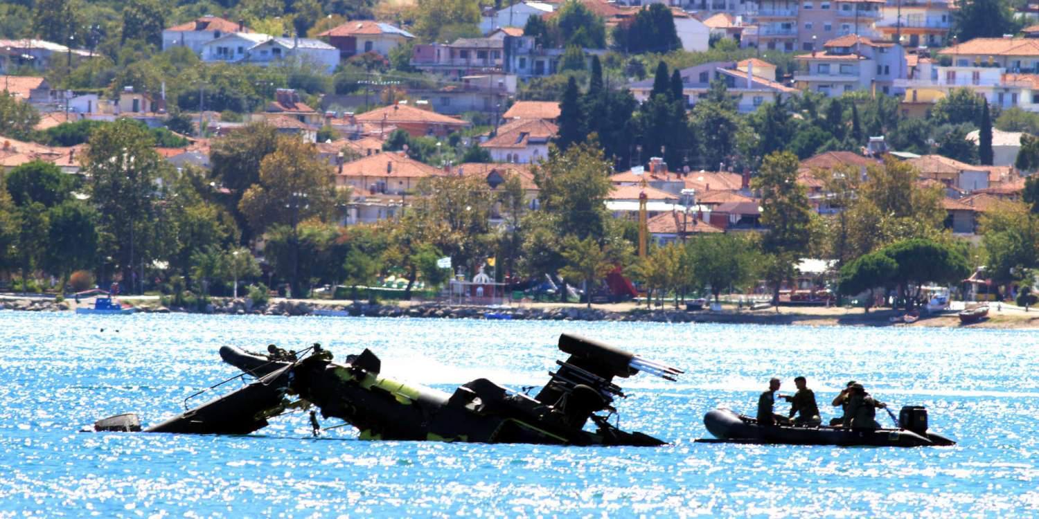 Βίντεο-ντοκουμέντο από την πτώση του Apache στη Χαλκιδική