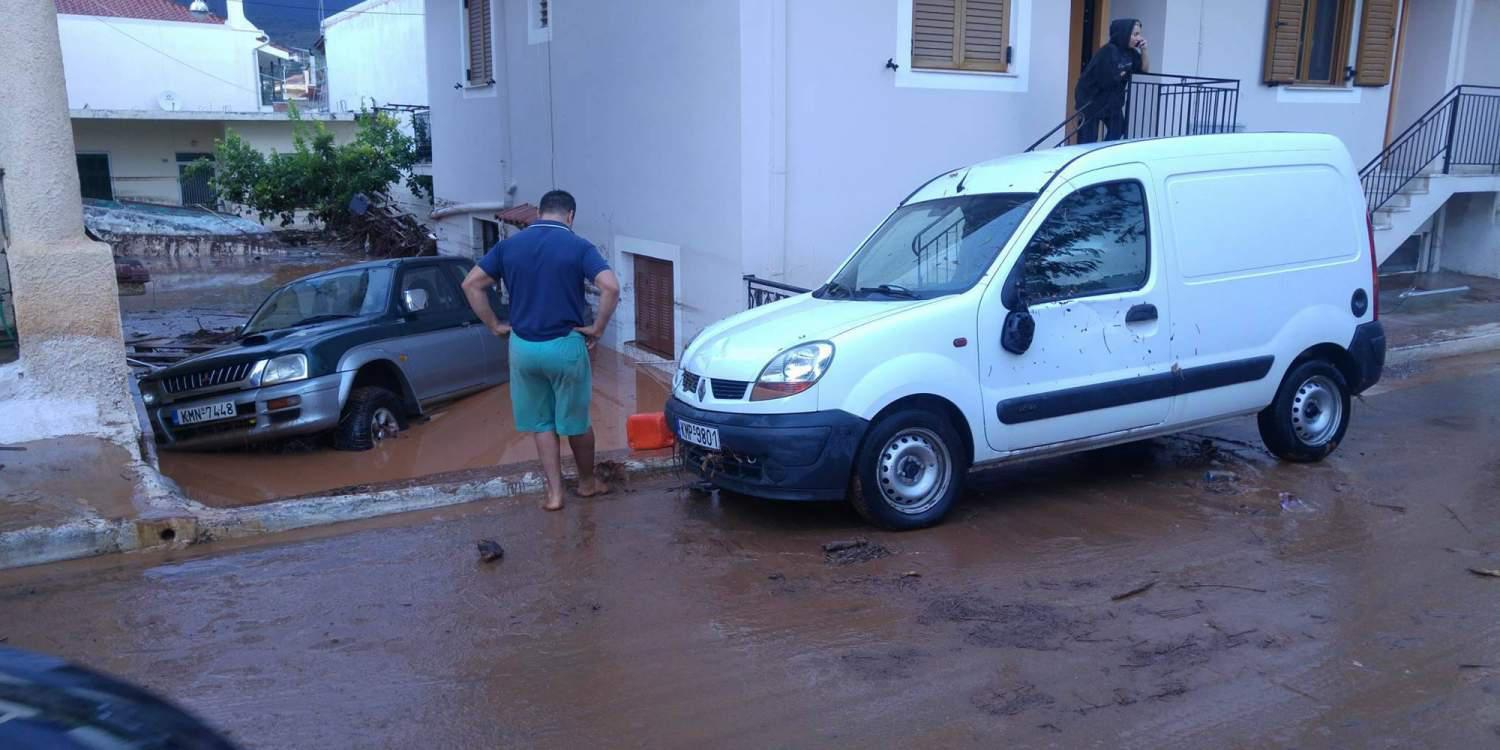 Ένας νεκρός από την κακοκαιρία στην Καλαμάτα [εικόνες-βίντεο]