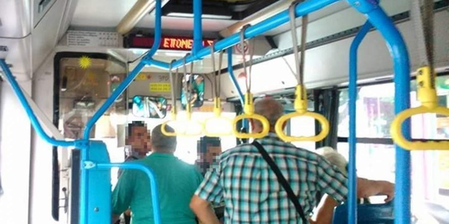 Πιάστηκαν στα χέρια ελεγκτής και επιβάτης λεωφορείου του ΟΑΣΘ [βίντεο]