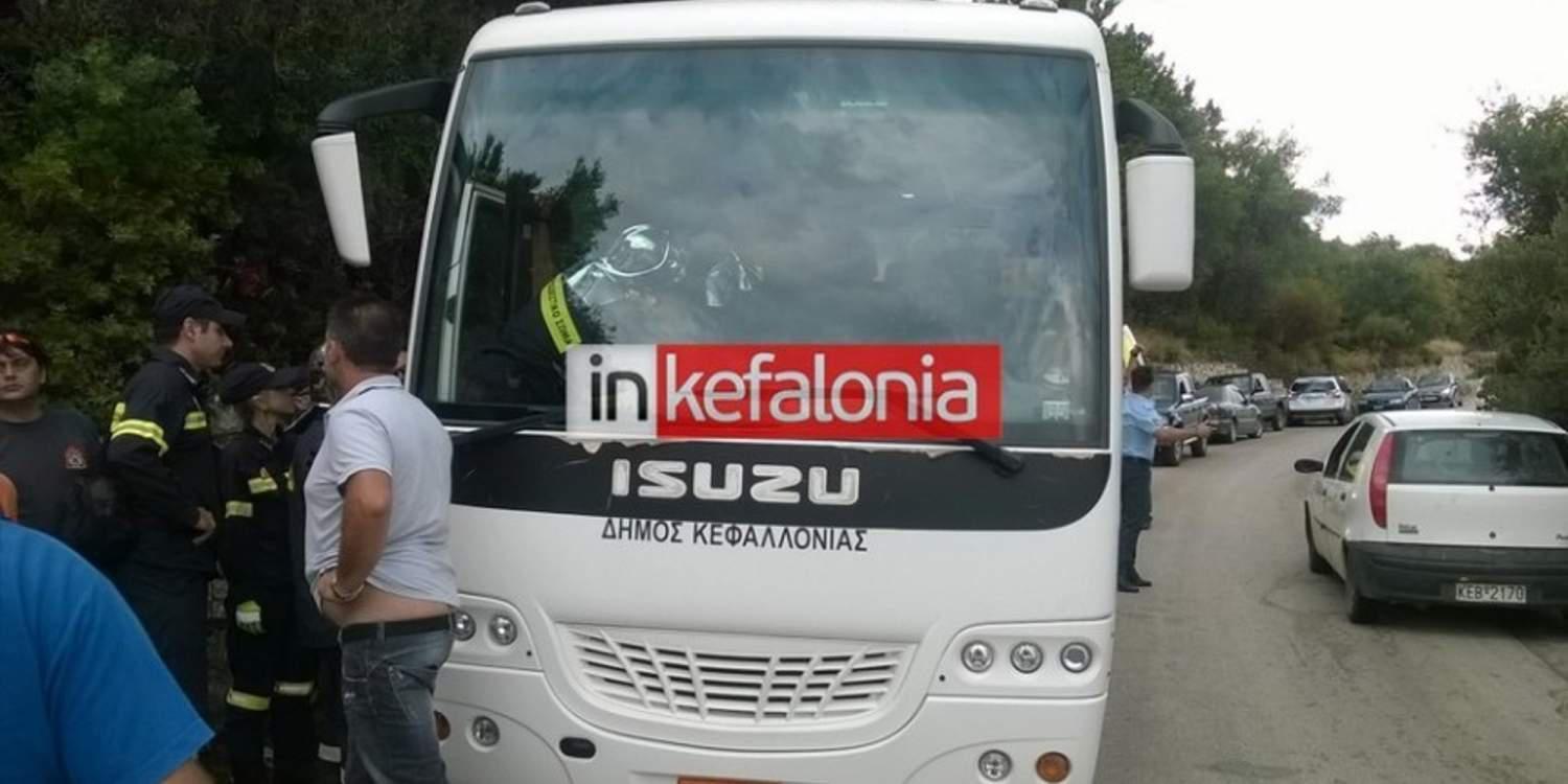 Οδηγός λεωφορείου πέθανε πάνω στο τιμόνι στην Κεφαλονία
