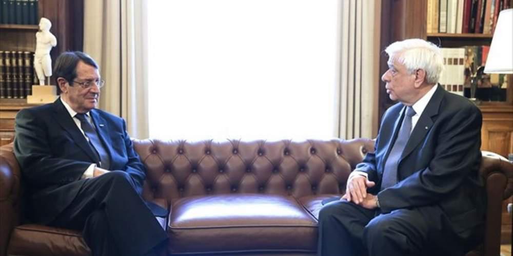 Παυλόπουλος και Αναστασιάδης μίλησαν για το Κυπριακό