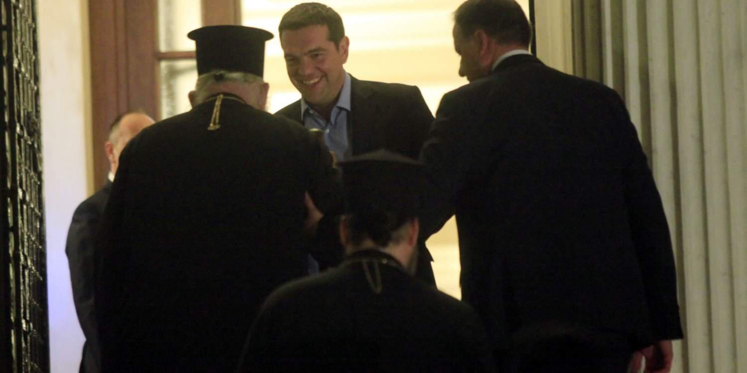 Δείπνο είχαν ο Αλέξης Τσίπρας και ο Αρχιεπίσκοπος Ιερώνυμος