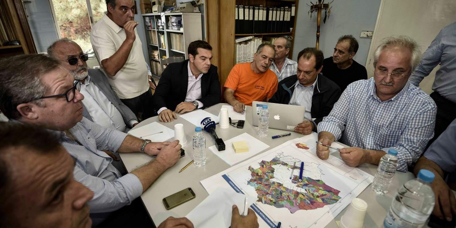 Αποζημιώσεις στους πληγέντες στη Θάσο ανακοίνωσε ο Τσίπρας