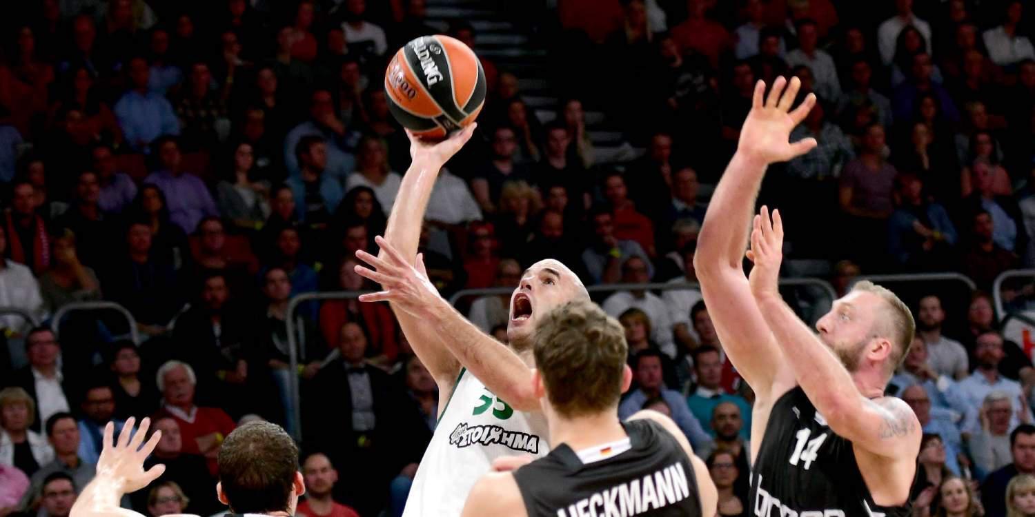 Δια χειρός Καλάθη, ο Παναθηναϊκός 84-83 τη Μπάμπεργκ