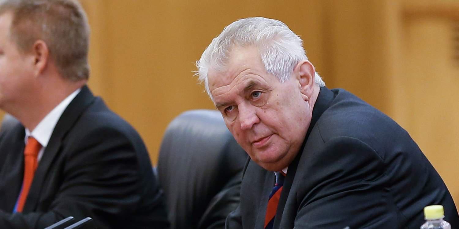 Νέο όχι του προέδρου της Τσεχίας Μίλος Ζέμαν στους μετανάστες