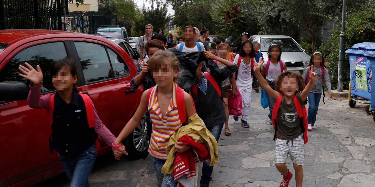 Μόνο 580 από τα 1.500 προσφυγόπουλα πήγαν στο σχολείο