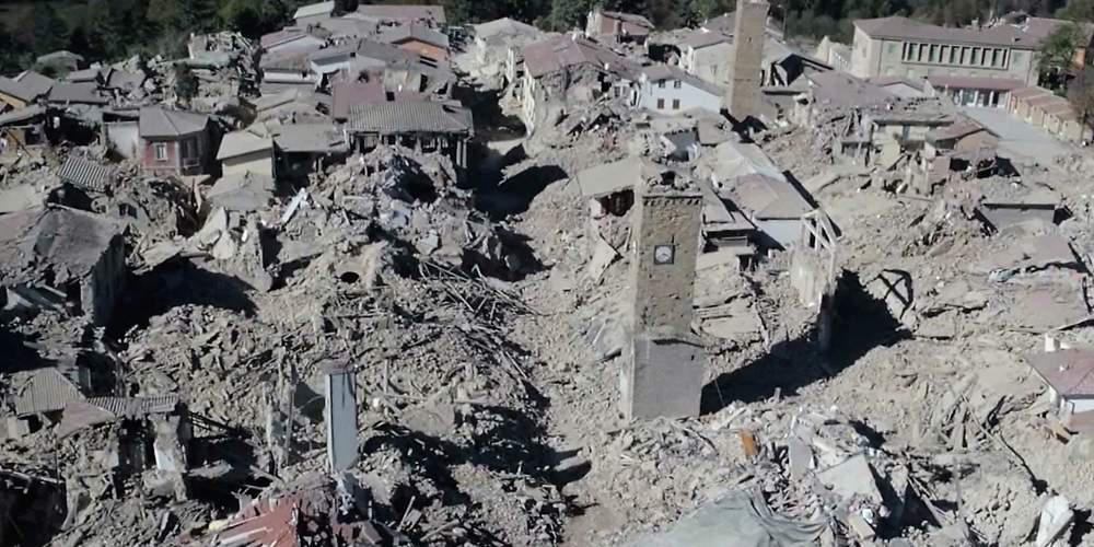 Εικόνες Αποκάλυψης στην Ιταλία από τους καταστροφικούς σεισμούς [βίντεο]