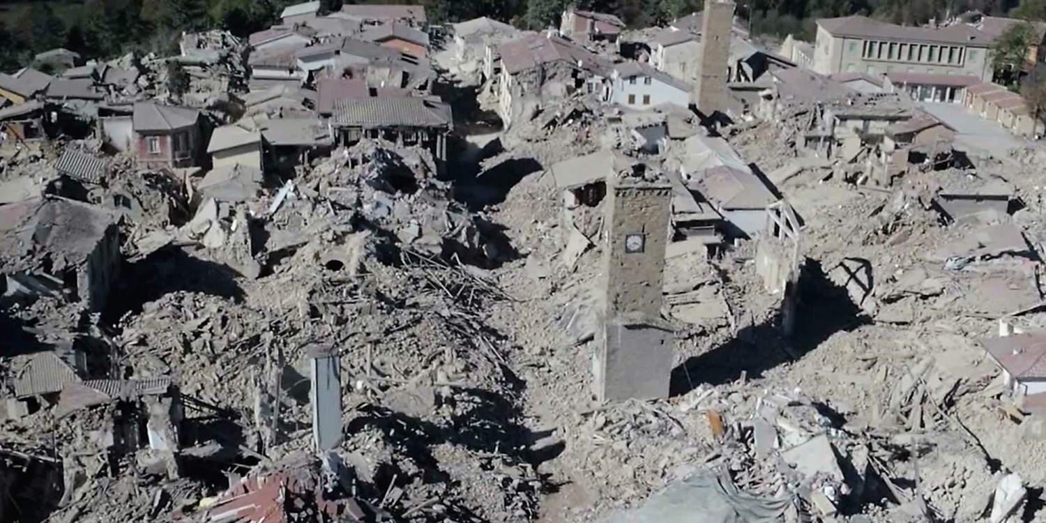 Εικόνες Αποκάλυψης στην Ιταλία από τους καταστροφικούς σεισμούς [βίντεο]