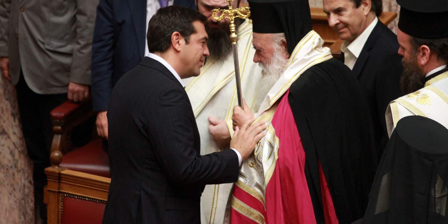 Συναντιούνται για το θέμα των θρησκευτικών οι Τσίπρας-Ιερώνυμος