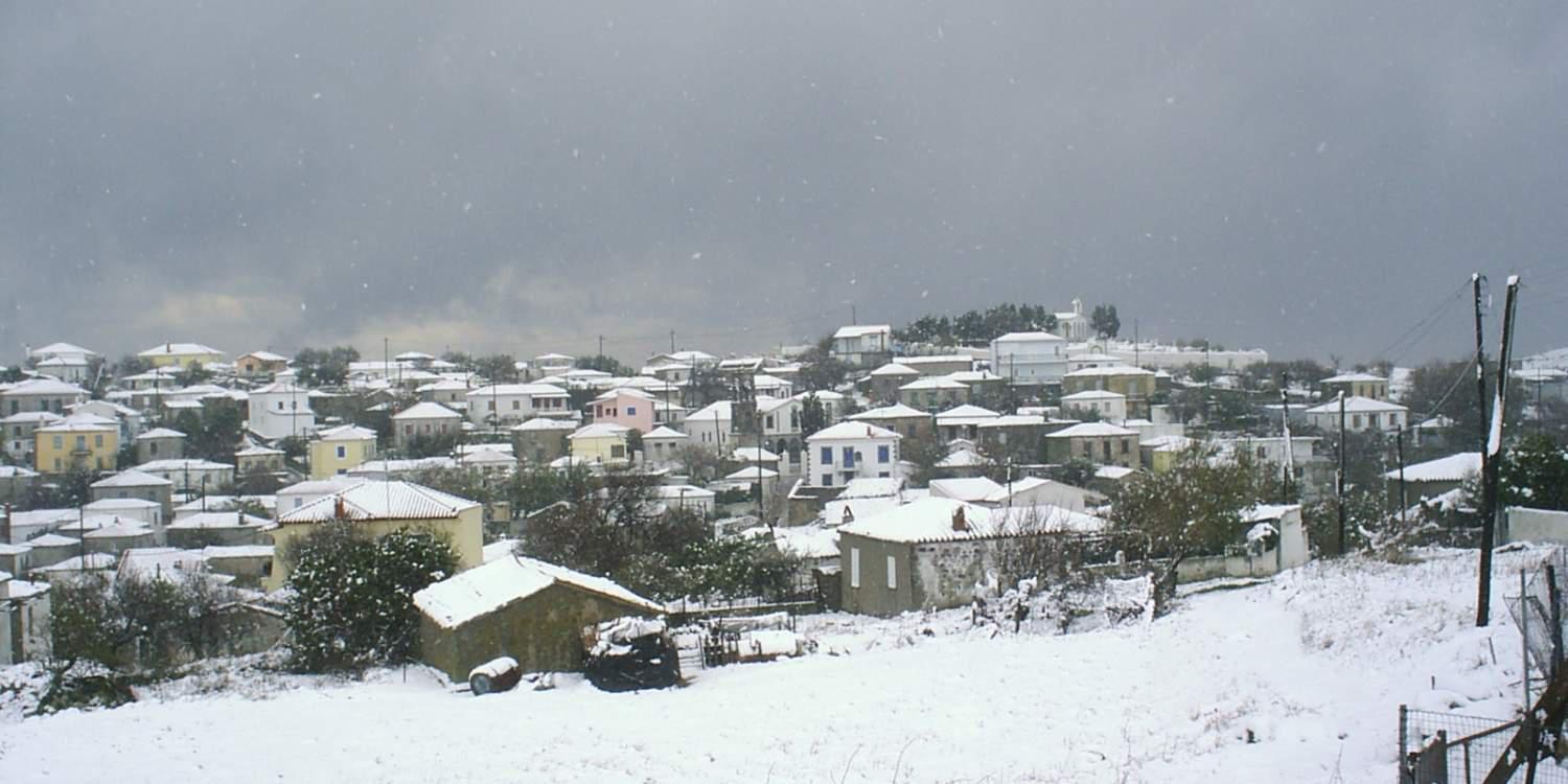 Επεσε το πρώτο χιόνι για φέτος [βίντεο]