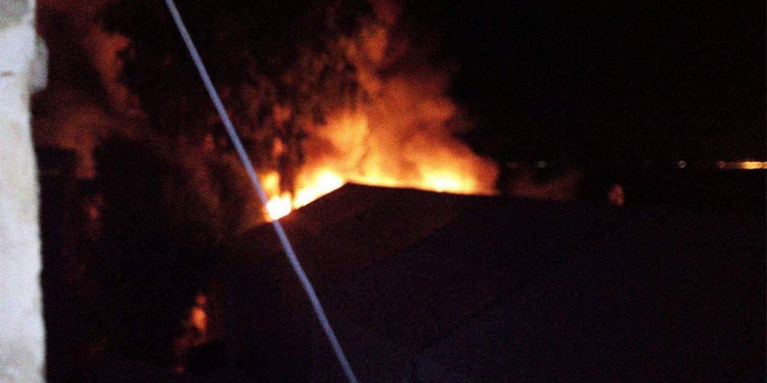 Επεισόδια και πυρκαγιά στον καταυλισμό της Σούδας στην Χίο