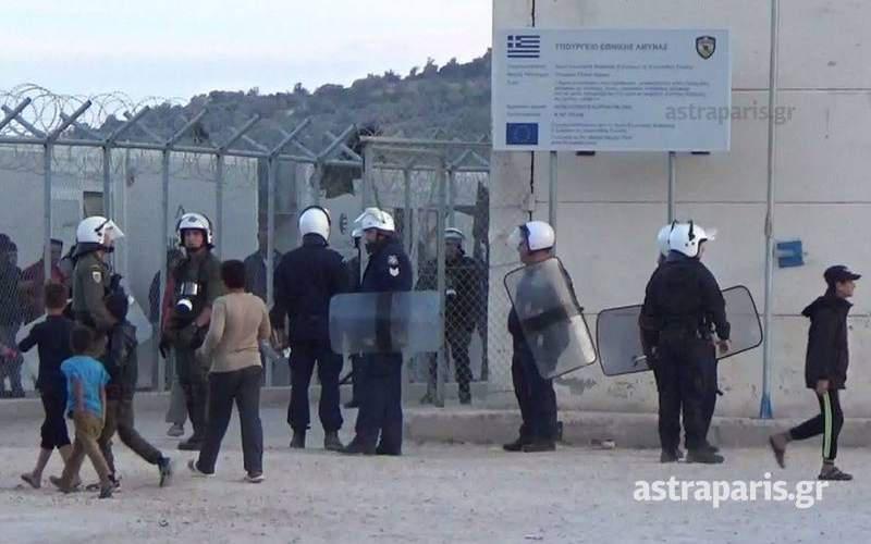 Ξανά ένταση στο hot spot της ΒΙ.ΑΛ στη Χίο – Μετανάστες έκαψαν κουβέρτες