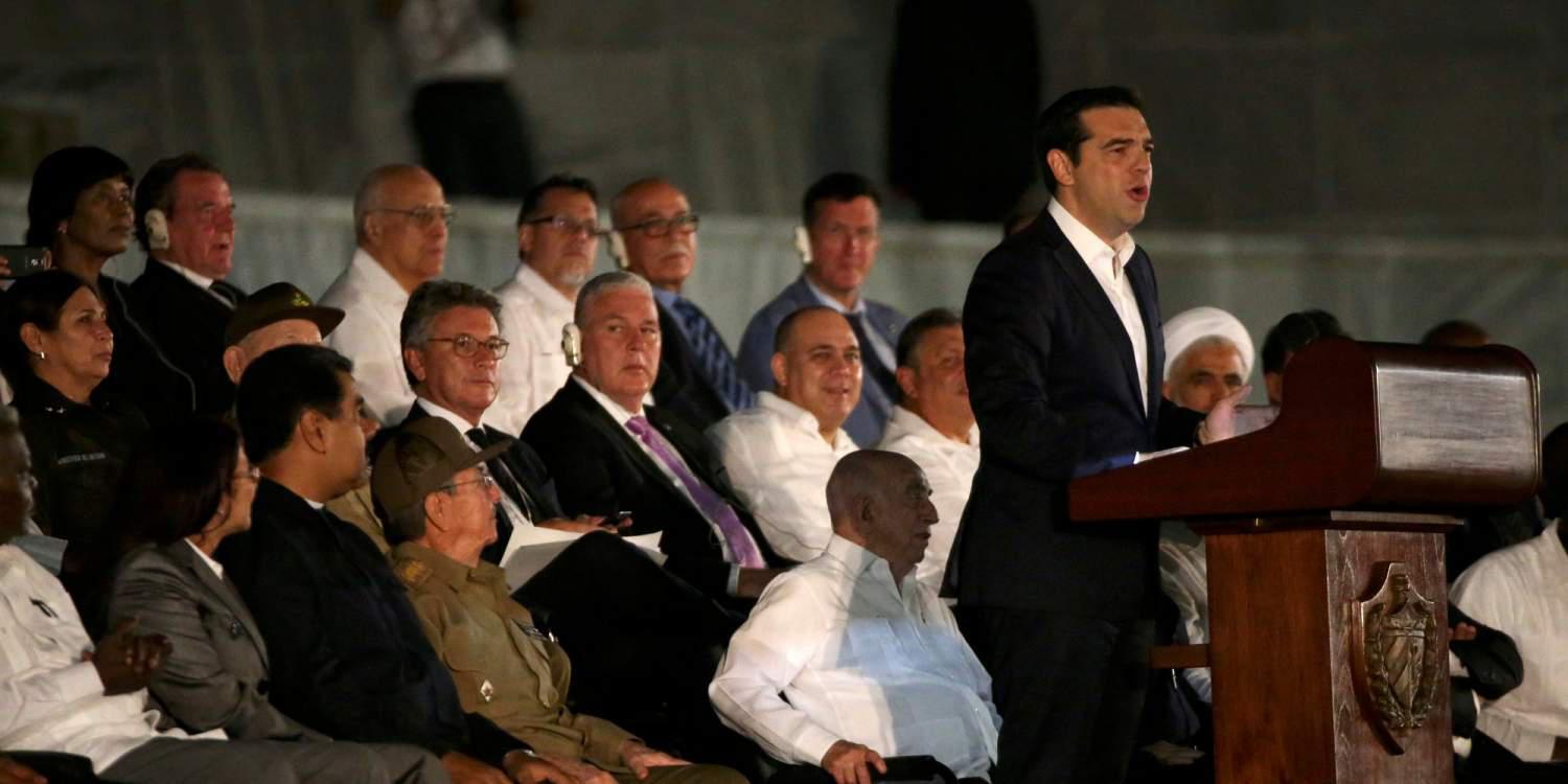 Ο Τσίπρας αποχαιρέτησε τον Κάστρο και συνέκρινε την επανάσταση του με το 1821
