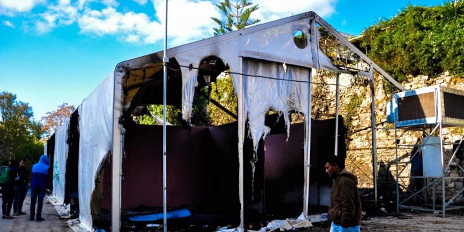 «Κρανίου τόπος» το hot spot στη Χίο από τα χθεσινά επεισόδια [εικόνες & βίντεο]
