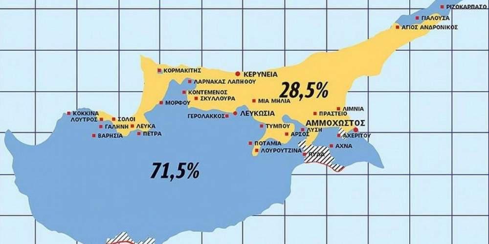 Η εφημερίδα «Πολίτης» δημοσίευσε χάρτη για τις διαπραγματεύσεις στο Κυπριακό [εικόνα]