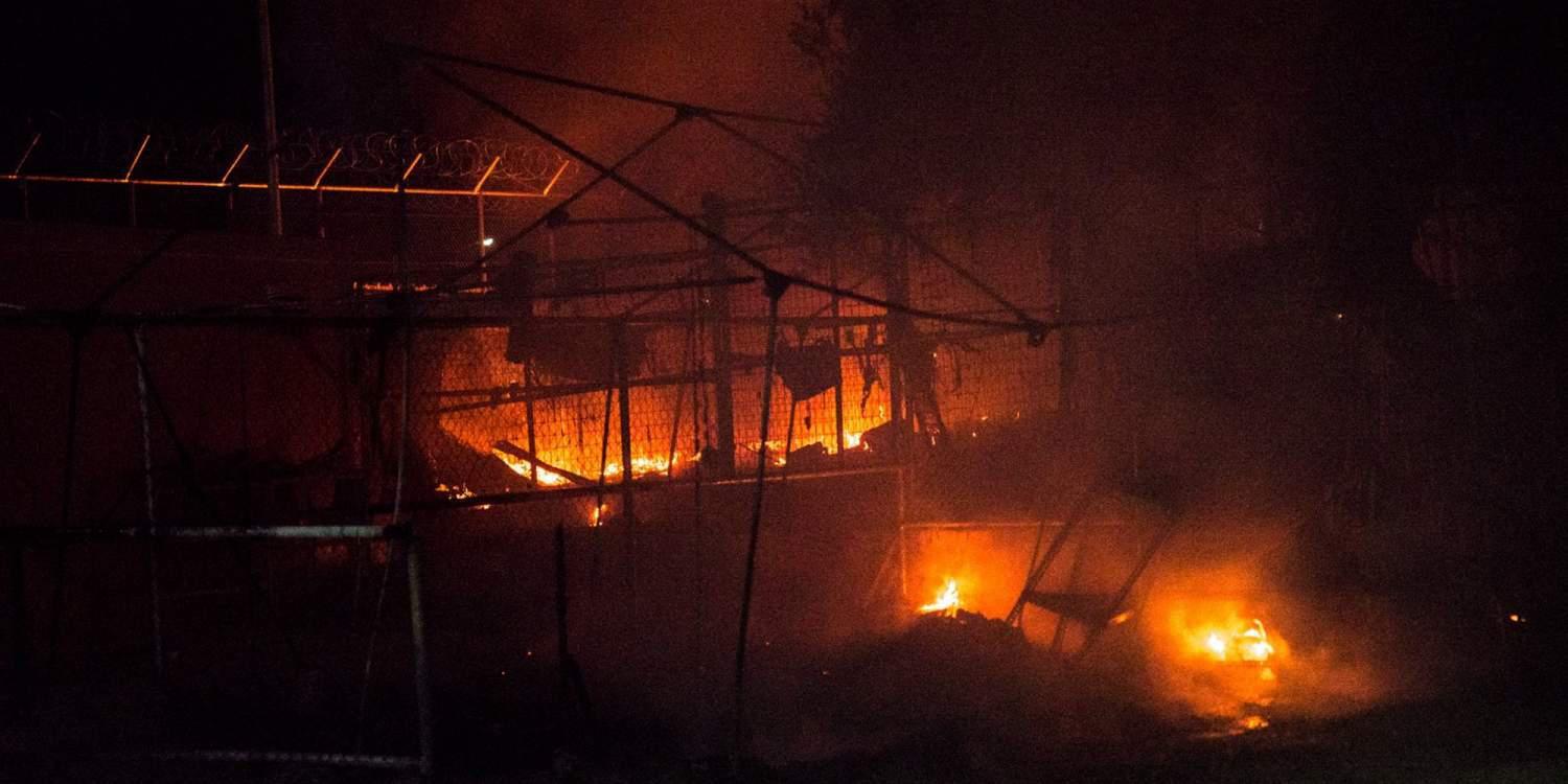 Δύο νεκροί στο hot spot της Λέσβου μετά από έκρηξη