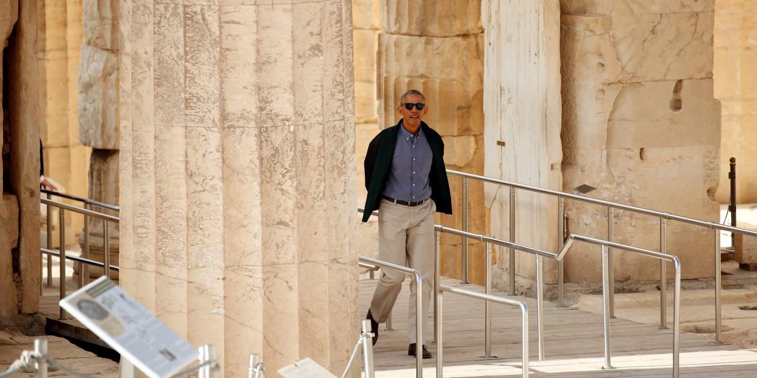 Στο Μουσείο της Ακρόπoλης ο Ομπάμα [εικόνες – βίντεο]