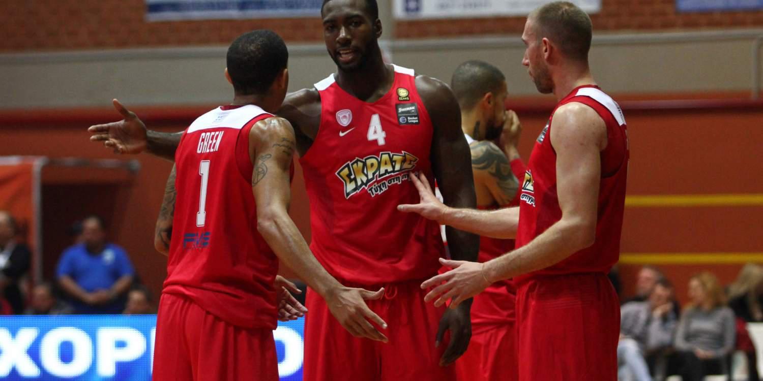 Νίκη του Ολυμπιακού με 80-64 στο Λαύριο