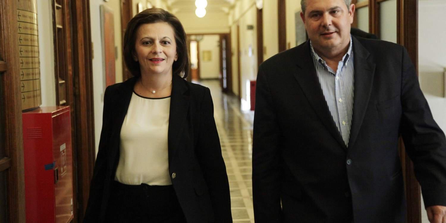 Εξαλλη με τον Καμμένο η Χρυσοβελώνη: Δεν μου είπε γιατί έφυγα