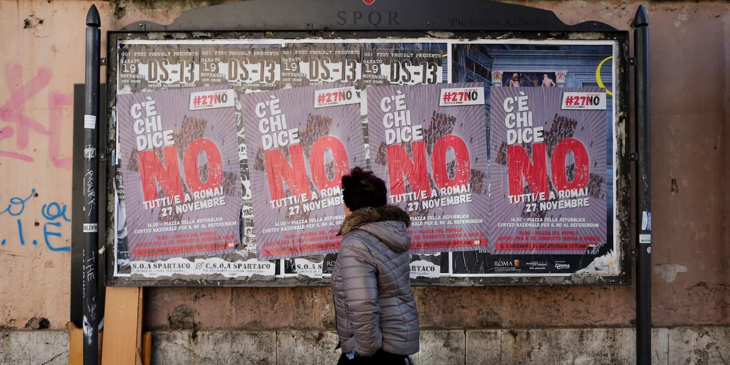 Δημοψήφισμα στην Ιταλία: Επικράτηση του «ΟΧΙ» με 59,2% έναντι 40,8% του «ΝΑΙ»
