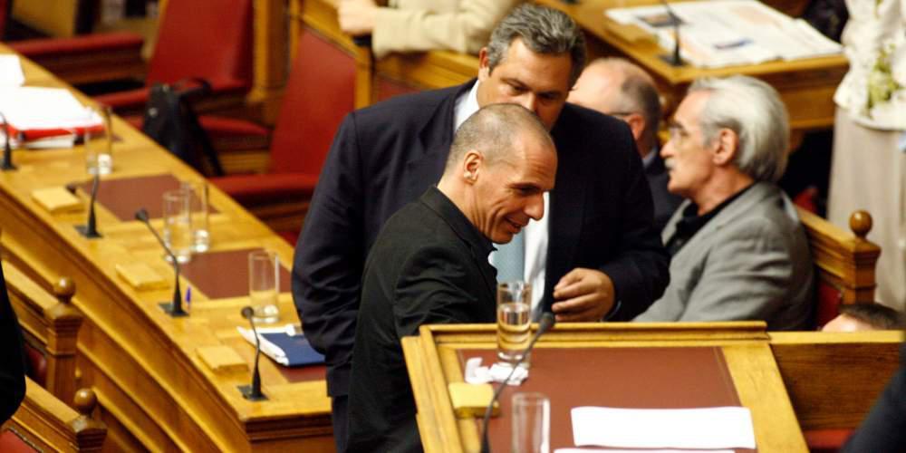 Καμμένος: Συνεργός των Σόιμπλε και Τόμσεν ο Βαρουφάκης