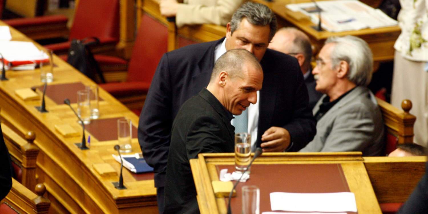 Καμμένος: Συνεργός των Σόιμπλε και Τόμσεν ο Βαρουφάκης
