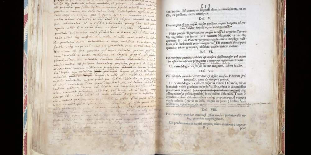 Σε δημοπρασία η πρώτη έκδοση βιβλίου του Νεύτωνα -Πάνω από 1 εκατ. δολ. η τιμή του