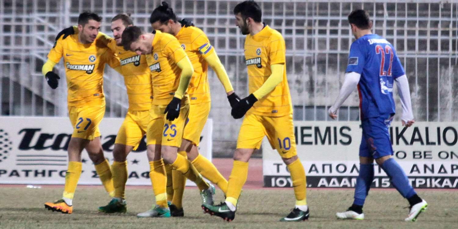 Βήμα πρόκρισης για τον Αστέρα Τρίπολης, 2-0 στα Τρίκαλα