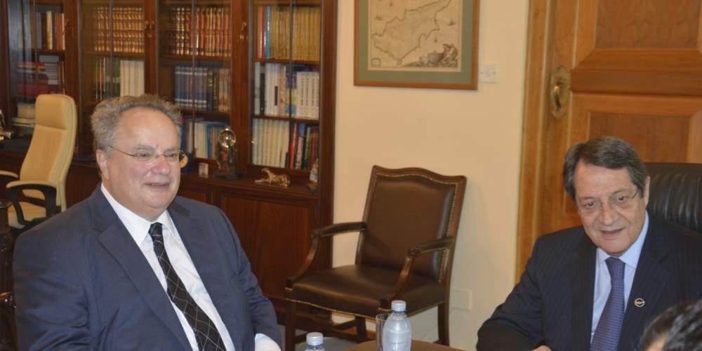 Συνάντηση Κοτζιά με Αναστασιάδη στην Γενεύη