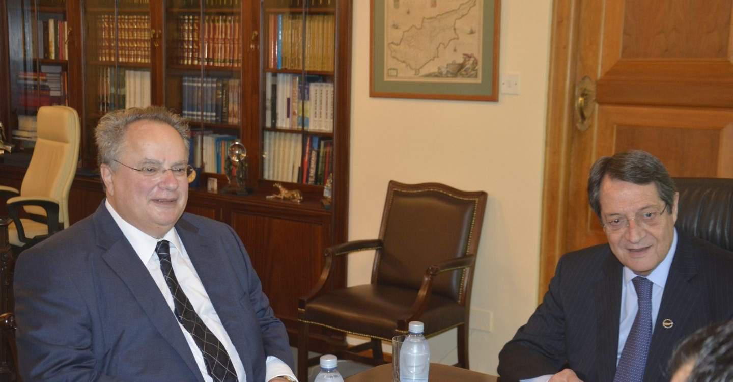 Συνάντηση Κοτζιά με Αναστασιάδη στην Γενεύη