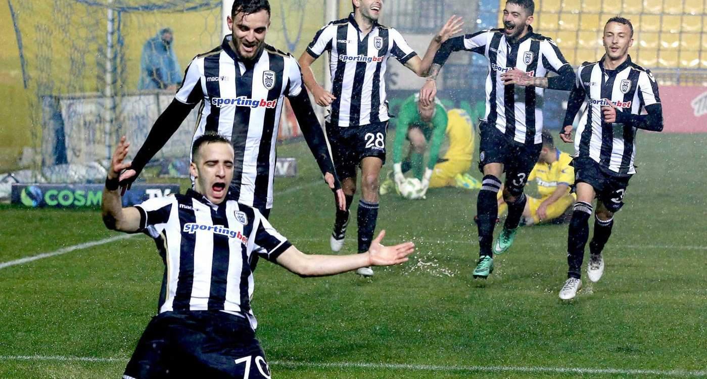 «Διπλό» πρόκρισης για ΠΑΟΚ στο Αγρίνιο, 2-0 τον Παναιτωλικό
