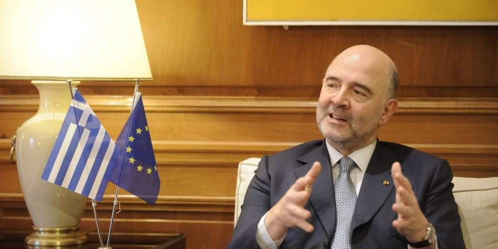 Μοσκοβισί: Κοντα σε συμφωνία για το χρέος είναι Ελλάδα και Κομισιόν