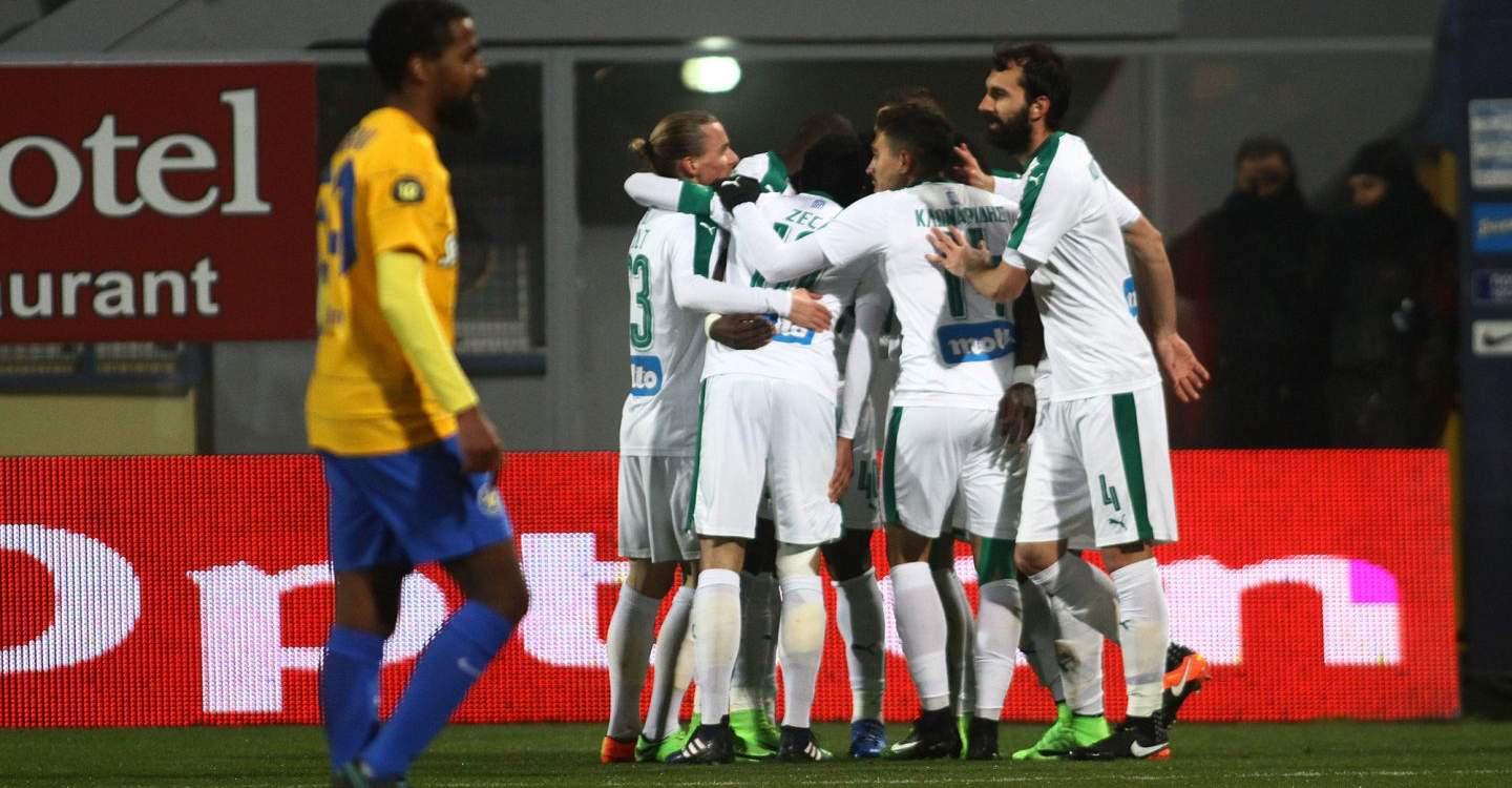 Ο Παναθηναϊκός διέσυρε με 5-0 τον Αστέρα μέσα στην Τρίπολη