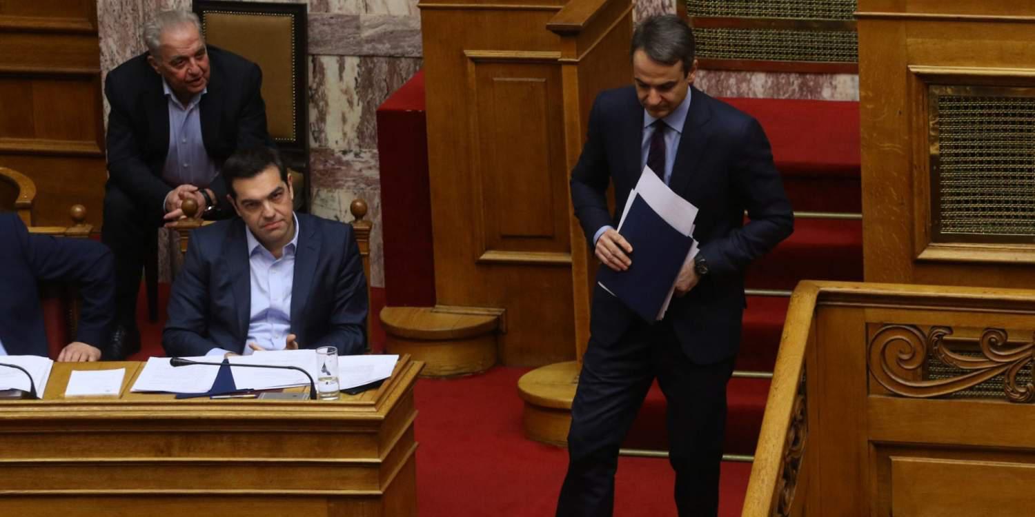 «Άγρια» κόντρα Τσίπρα-Μητσοτάκη στην Βουλή για την εγκληματικότητα