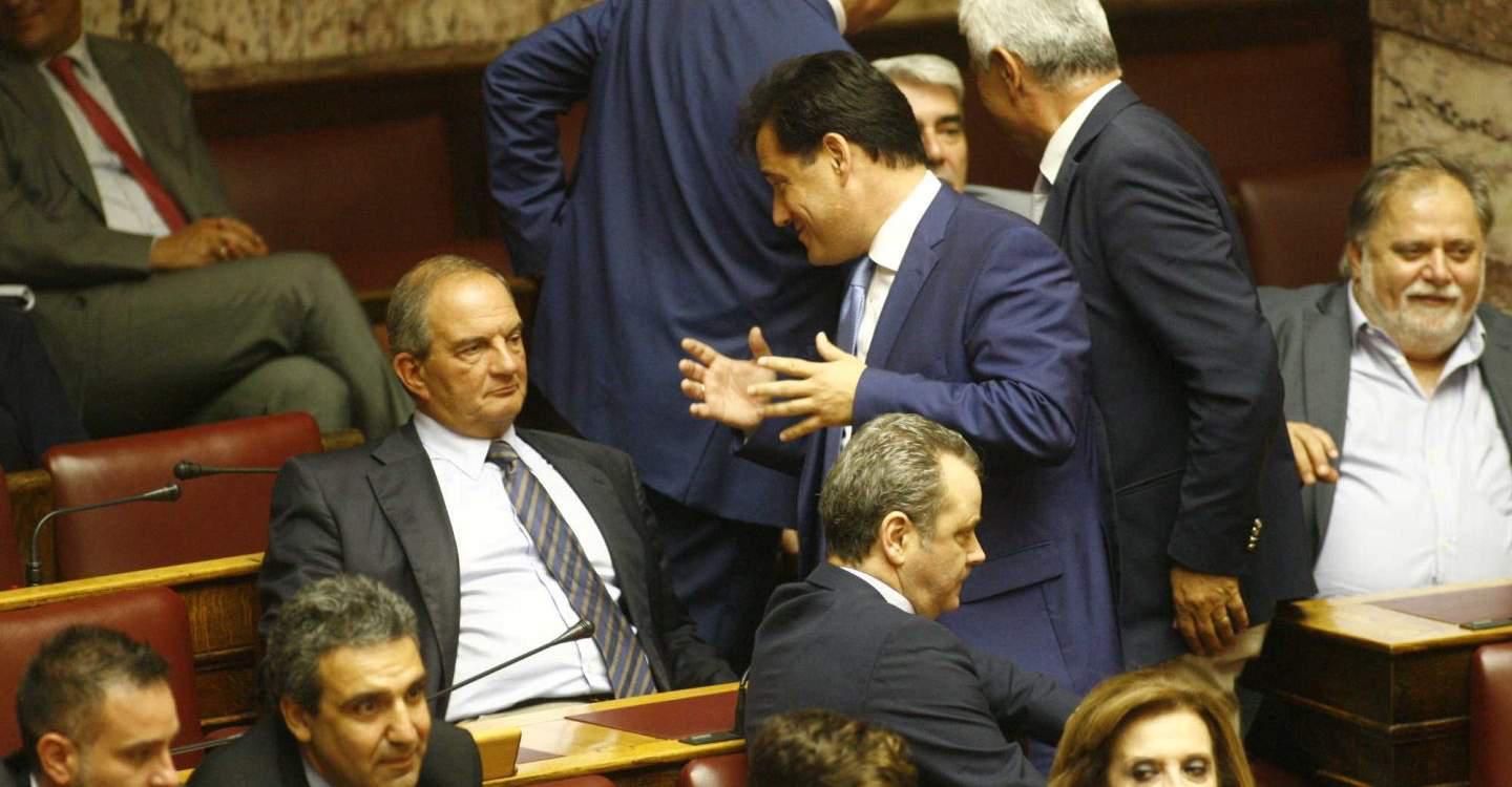 Καλό κλίμα και ταύτιση απόψεων στην συνάντηση Καραμανλή-Γεωργιάδη
