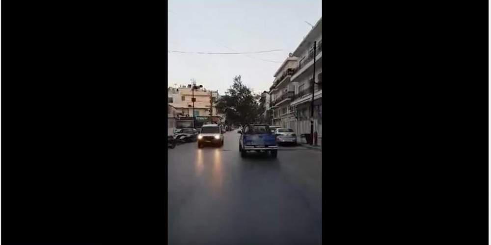 Ελληνας οδηγός έβαλε την ελιά στην καρότσα και όποιον πάρει ο χάρος [βίντεο]